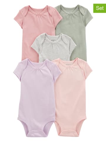 carter's 5er Set: Bodys in Bunt