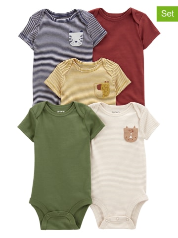 carter's 5er Set: Bodys in Bunt