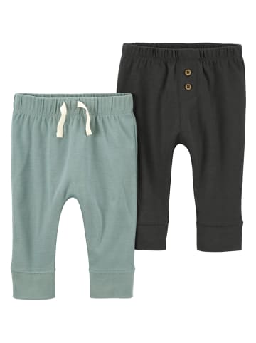 carter's 2-delige set: sweatbroeken antraciet/groen