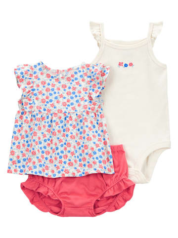 carter's 3-delige outfit meerkleurig/roze/crème