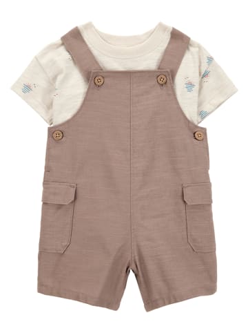 carter's 2-delige outfit beige/lichtbruin