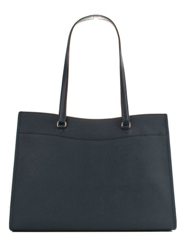 Michael Kors Leder-Schultertasche in Dunkelblau - (B)37 x (H)28 x (T)12 cm