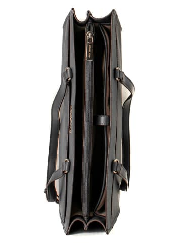 Michael Kors Skórzana torebka w kolorze czarnym - 37 x 28 x 12 cm