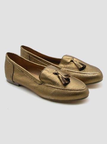 Bellucci Mocassins goudkleurig