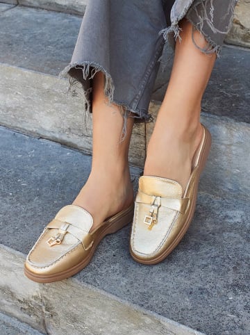 Bellucci Clogs goudkleurig
