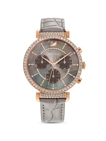 Swarovski Chronograph in  Rosévegold/ Grau