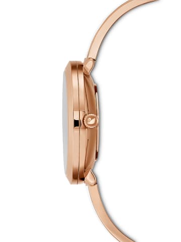 Swarovski Kwartshorloge roségoudkleurig/wit
