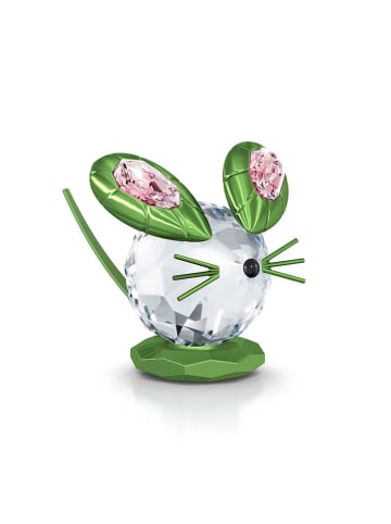 Swarovski Dekofigur in Transparent/ Grün