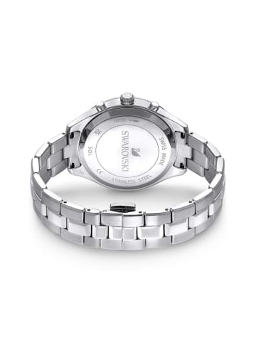 Swarovski Chronograf w kolorze srebrno-fioletowym