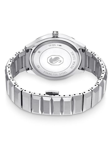 Swarovski Kwartshorloge zilverkleurig