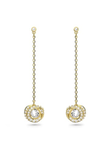 Swarovski Vergold. Ohrstecker mit Kristallen