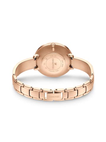 Swarovski Kwartshorloge roségoudkleurig/grijs