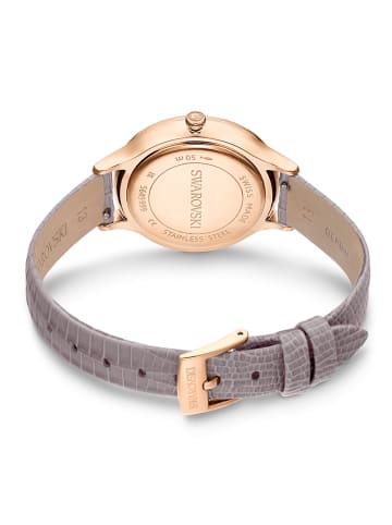 Swarovski Kwartshorloge grijs/roségoudkleurig/lichtbruin