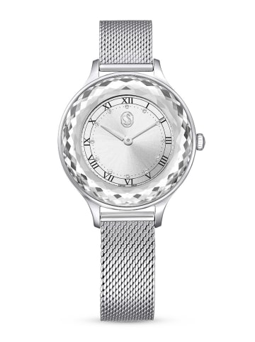 Swarovski Quarzuhr in Silber/ Weiß