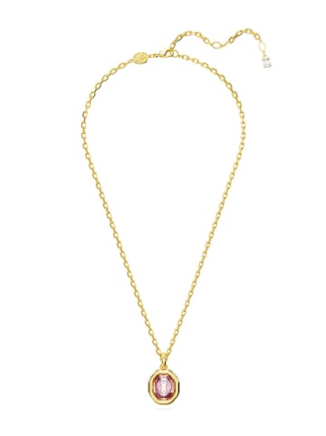 Swarovski Vergold. Halskette mit Anhänger - (L)42 cm