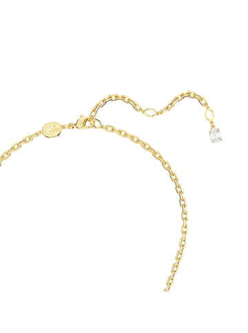 Swarovski Vergold. Halskette mit Anhänger - (L)42 cm