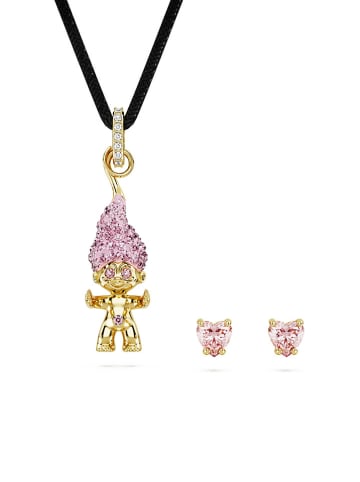 Swarovski 2tlg. Schmuckset: Halskette und Ohrstecker