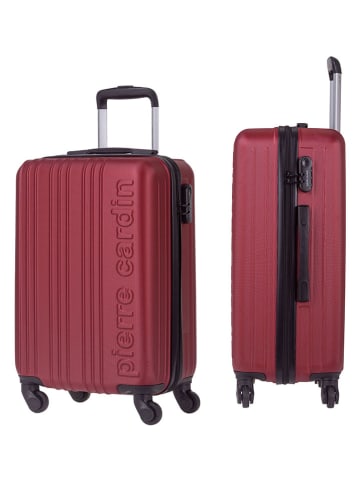 Pierre Cardin 3tlg. Hardcase-Trolleyset in Rot