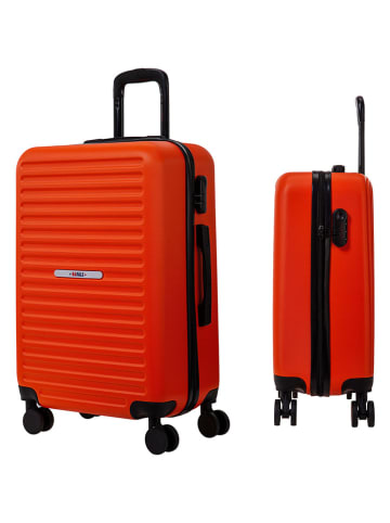 Rafale 3-delige hardcase-trolleyset oranje