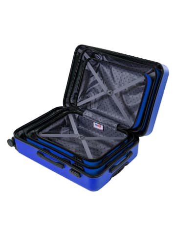 Rafale 3tlg. Hardcase-Trolleyset in Blau