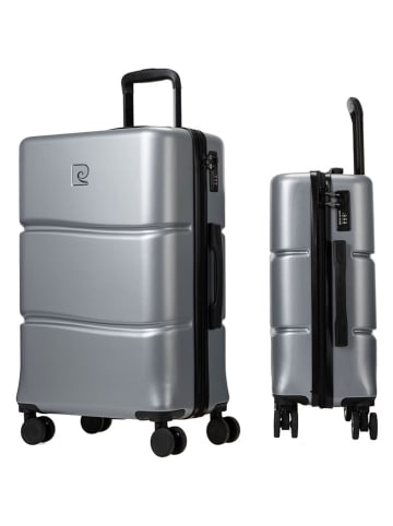 Pierre Cardin 2tlg. Hardcase-Trolleyset in Silber
