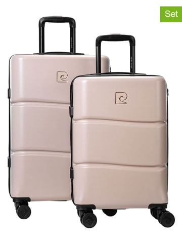 Pierre Cardin 2-delige hardcase-trolleyset beige