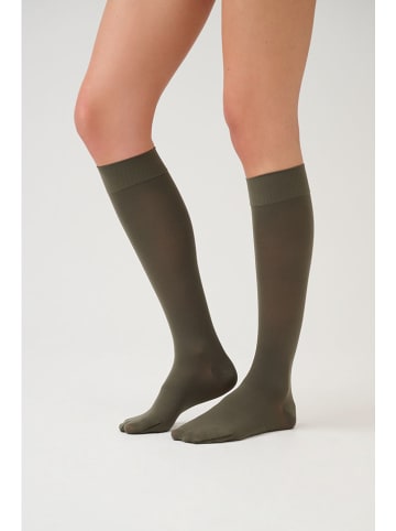 ITEM m6 Kniestrümpfe in Khaki - 50 DEN