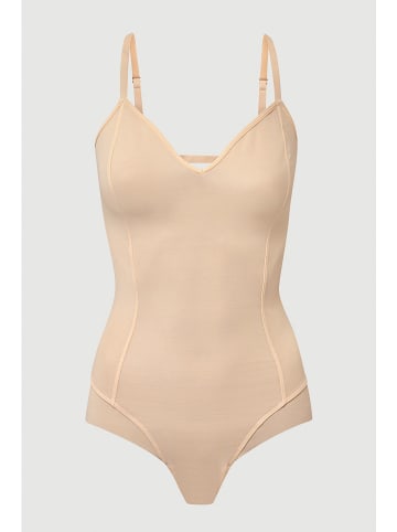 ITEM m6 Body modelujące w kolorze beżowym