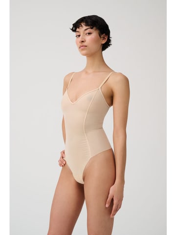 ITEM m6 Body modelujące w kolorze beżowym