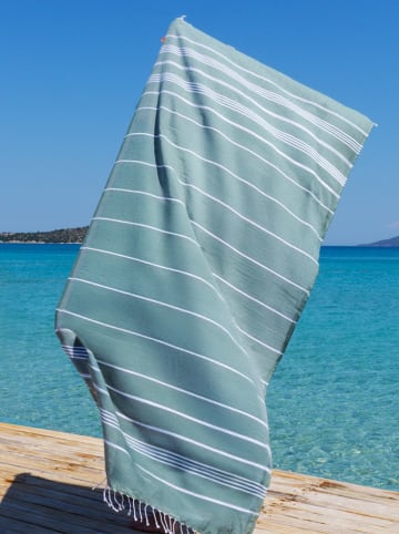 Hammam Hamamtuch in Khaki - (L)180 x (B)100 cm