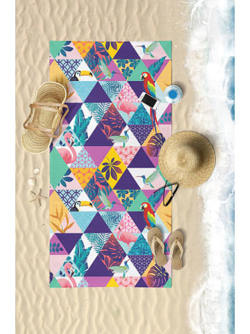 Samimi Strandtuch "Tropical Summer" in Bunt - (L)150 x (B)75 cm