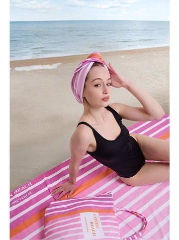 Samimi 3tlg. Strandtuchset in Pink