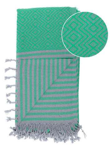 Samimi Hamamdoek groen - (L)180 x (B)100 cm