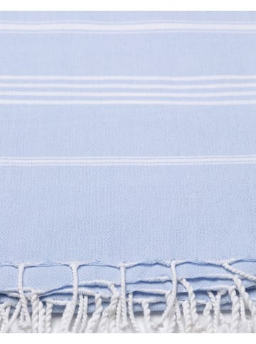 Hammam Hamamdoek lichtblauw - (L)180 x (B)100 cm