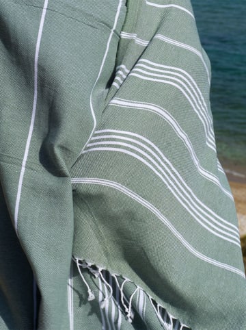 Hammam Hamamtuch in Khaki - (L)180 x (B)100 cm