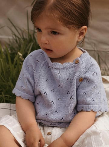 Lil Atelier Strickshirt "Jola" in Hellblau