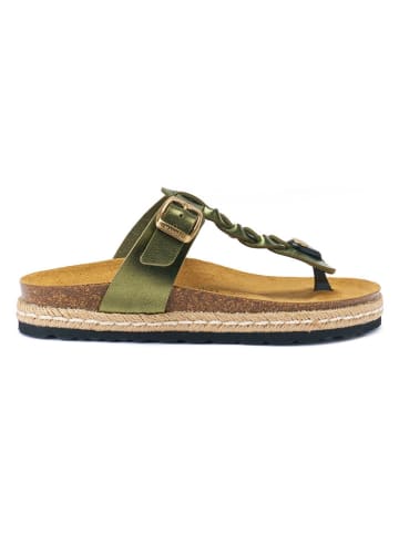 Mandel Teenslippers groen