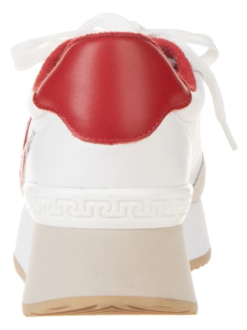 Liu Jo Leder-Sneakers "Dreamy" in Weiß/ Rot