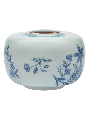 Rörstrand Vase "Ostindia" in Blau/ Hellblau - (H)9 x  Ø 13 cm