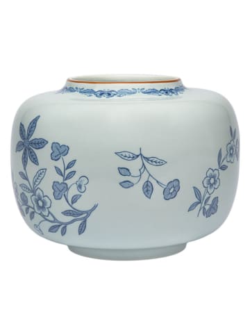 Rörstrand Vase "Ostindia" in Blau/ Hellblau - (H)17 x  Ø 22 cm