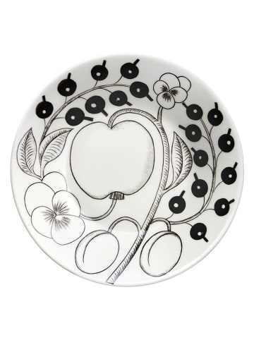 Arabia Untertasse "Paratiisi" in Schwarz/ Weiß - Ø 14 cm