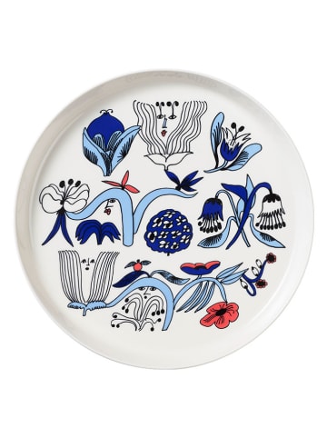 Arabia Dinerbord "Puutarhurit" blauw - Ø 24 cm