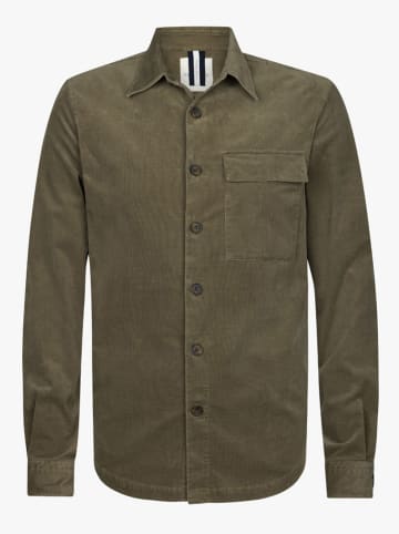 PROFUOMO Cordhemd in Khaki