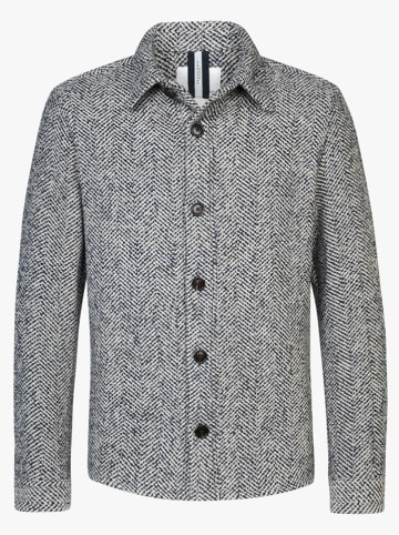 PROFUOMO Hemdjacke in Dunkelblau