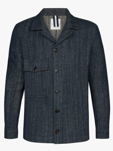 PROFUOMO Hemdjacke in Dunkelblau