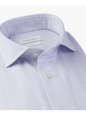 PROFUOMO Hemd in Hellblau/ Weiß