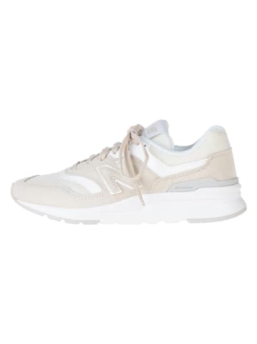 New Balance Leder-Sneakers in Creme