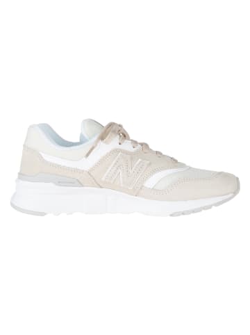 New Balance Leder-Sneakers in Creme