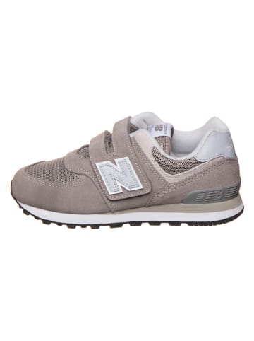New Balance Leder-Sneakers "574" in Taupe