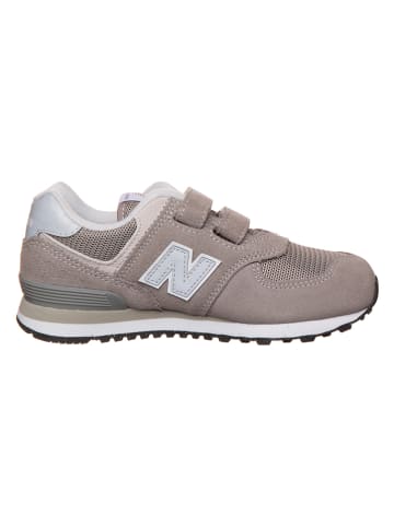 New Balance Leder-Sneakers "574" in Taupe